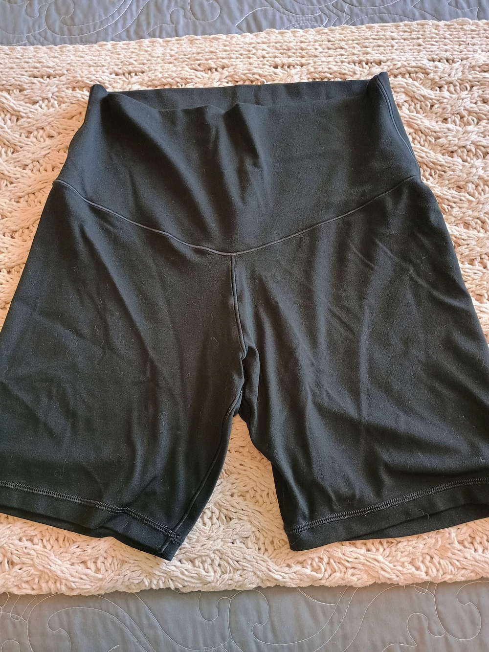 aerie Black Offline Bike Shorts